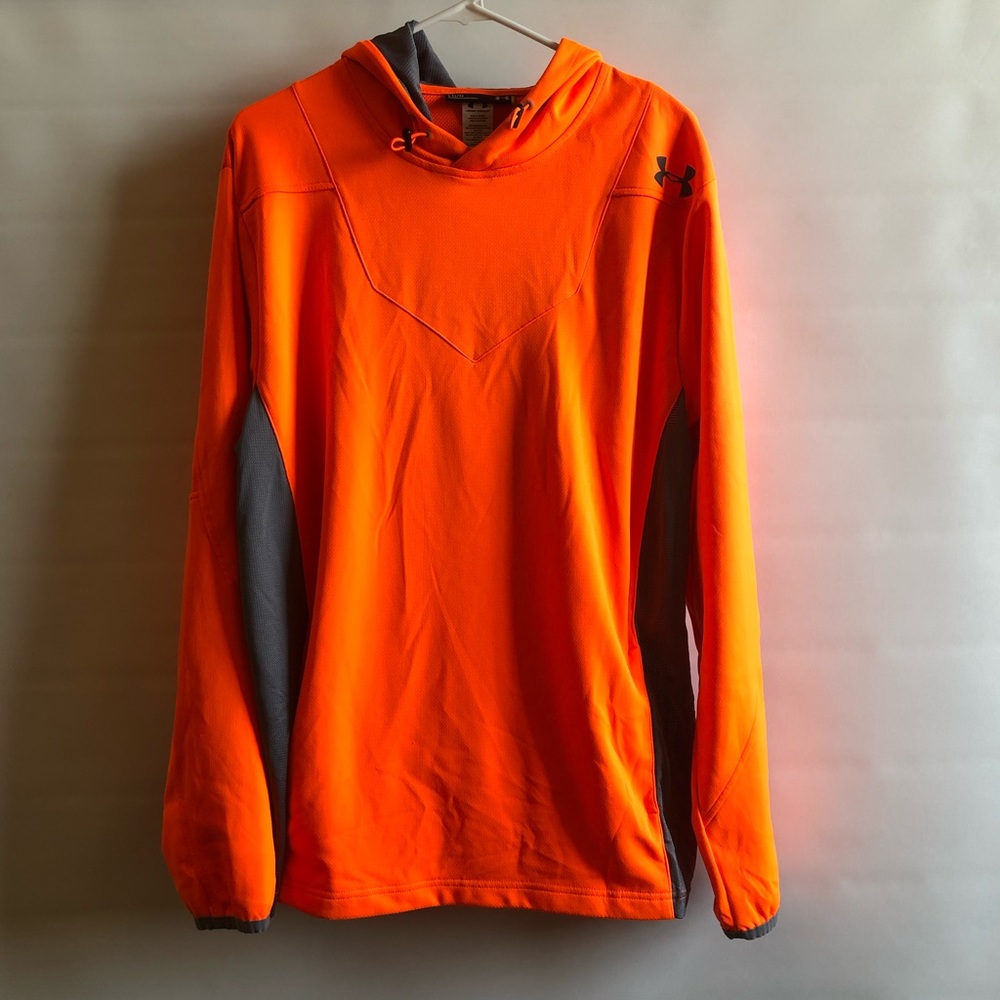 Under Armour men’s fitted running hoody shirt L